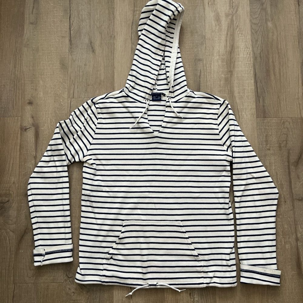 Ralph Lauren Striped Hoodie with Front Pocket